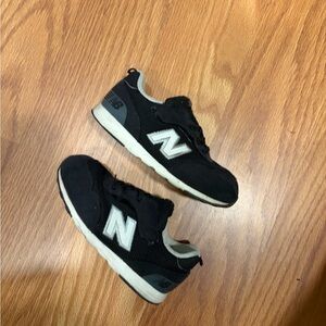New Balance Kids Black and White Sneakers